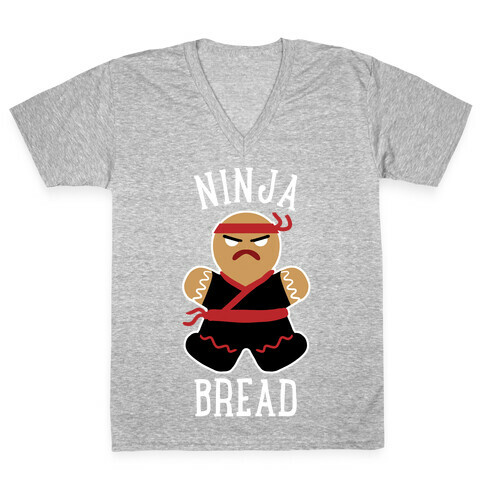 Ninja Bread V-Neck Tee Shirt