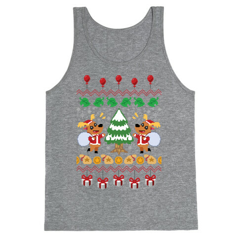 Jingle Animal Crossing Ugly Sweater Tank Top