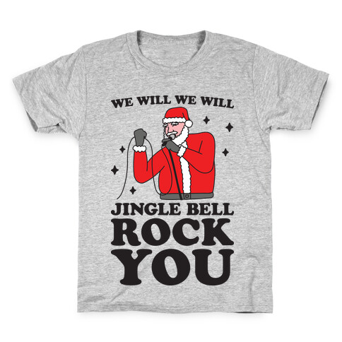 We Will Jingle Bell Rock You Parody Kids T-Shirt