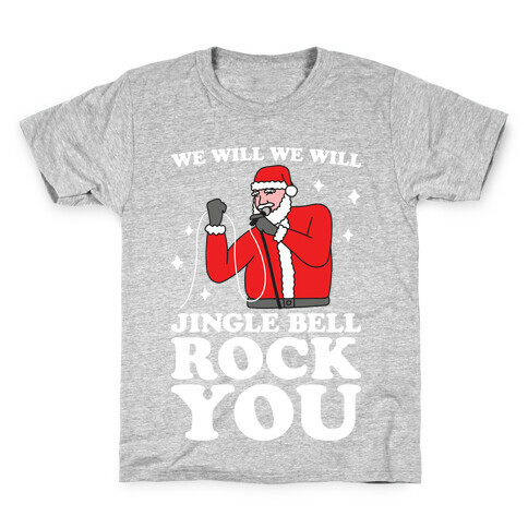 We Will Jingle Bell Rock You Parody Kids T-Shirt