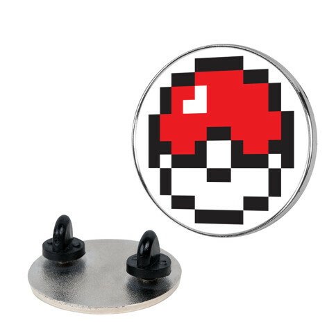 Pixel Pokball Pin