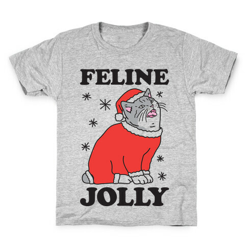 Feline Jolly Cat Kids T-Shirt