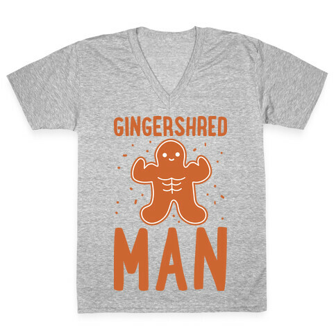 Gingershred Man V-Neck Tee Shirt
