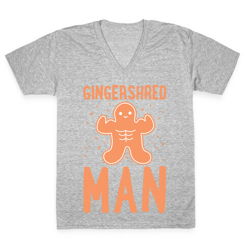 Gingershred Man V-Neck Tee Shirt