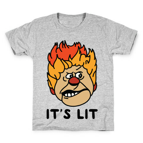 It's Lit Heat Miser Kids T-Shirt