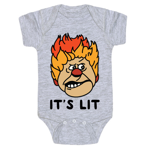 It's Lit Heat Miser Baby One-Piece