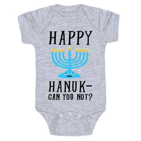Happy Hanuk-Can You Not Baby One-Piece