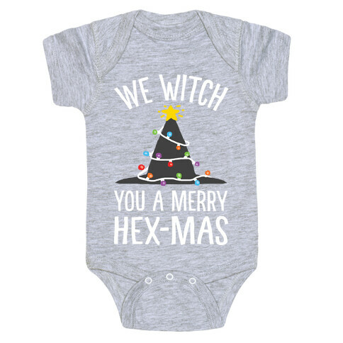 We Witch You A Merry Hex-mas Baby One-Piece
