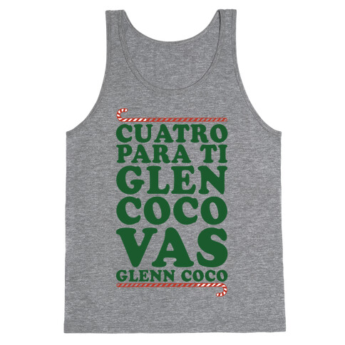 Cuatro Para Ti Glen Coco Vas Glenn Coco Tank Top