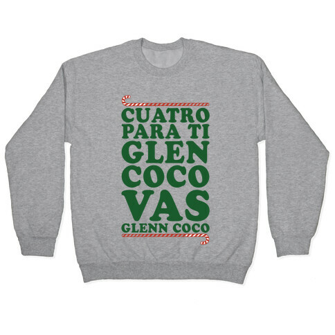 Cuatro Para Ti Glen Coco Vas Glenn Coco Pullover