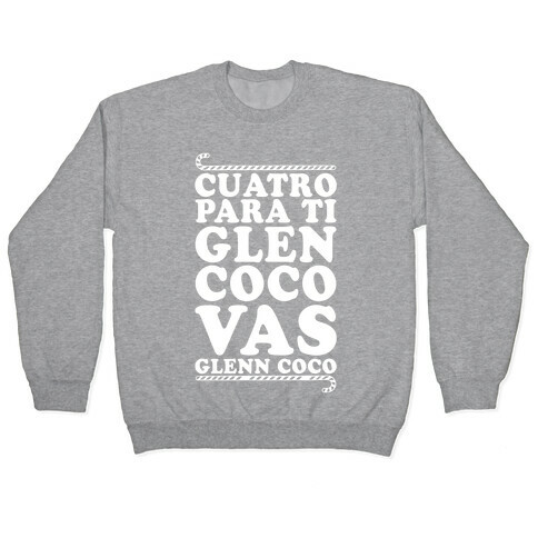 Cuatro Para Ti Glen Coco Vas Glenn Coco Pullover