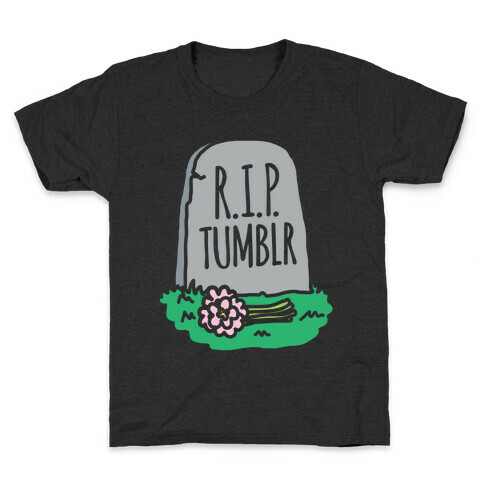 R.I.P. Tumblr White Print Kids T-Shirt