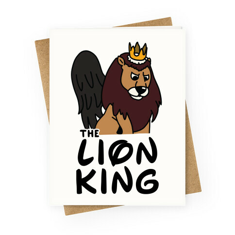 The Lion King Moonracer Greeting Card