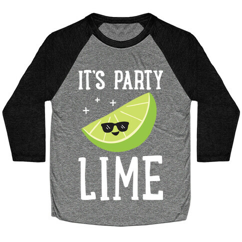 It's Party Lime Baseball Tee