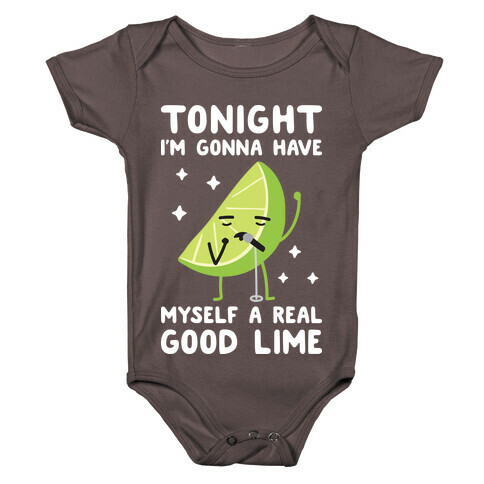 Tonight I'm Gonna Have Myself a Real Good Lime Baby One-Piece