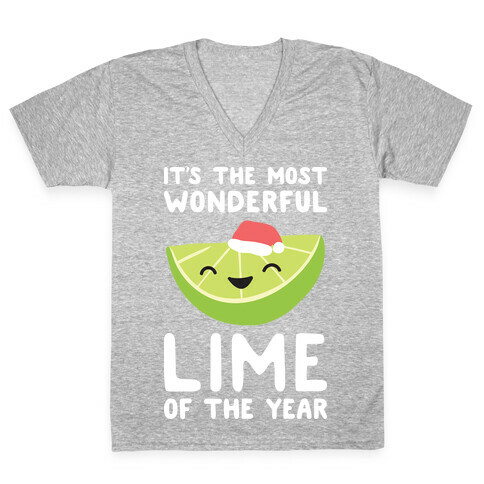 It's The Most Wonderful Lime of the Year V-Neck Tee Shirt