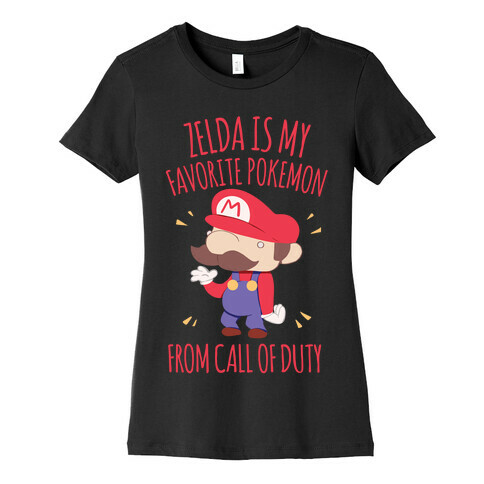 Zelda Is My Favorite Pokemon Womens T-Shirt