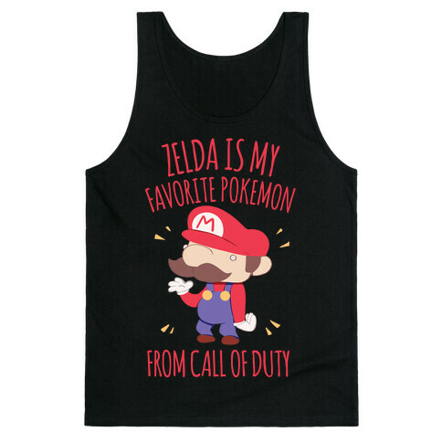 Zelda Is My Favorite Pokemon Tank Top