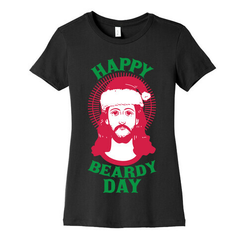 Happy Beardy Day  Womens T-Shirt