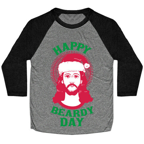 Happy Beardy Day  Baseball Tee