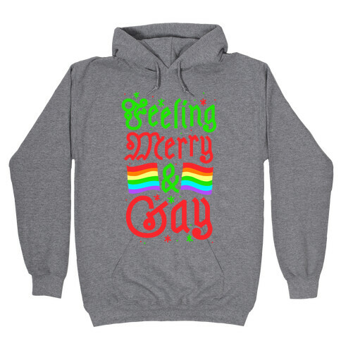 Feeling Merry & Gay  Hooded Sweatshirt