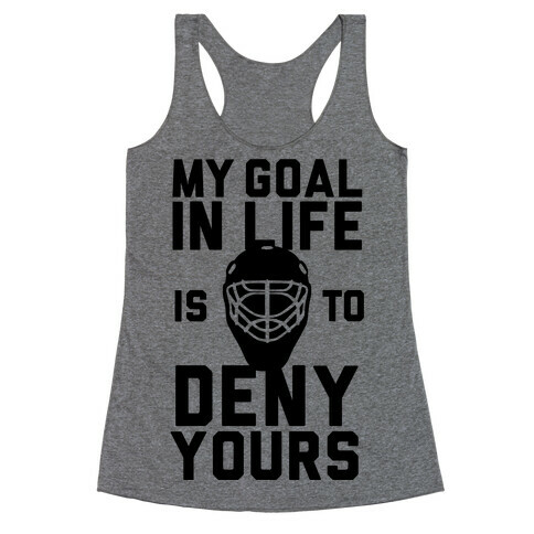 Goal Stopper Racerback Tank Top