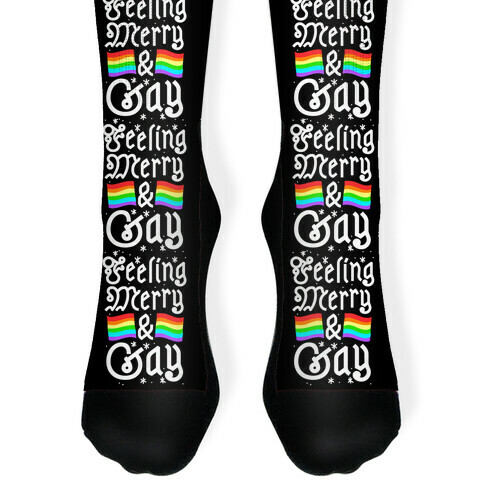 Feeling Merry & Gay  Sock