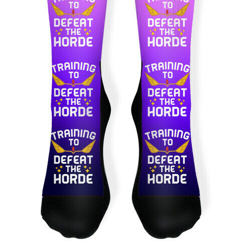 Training to Defeat the Horde Sock