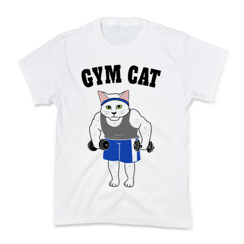 Gym Cat Kids T-Shirt