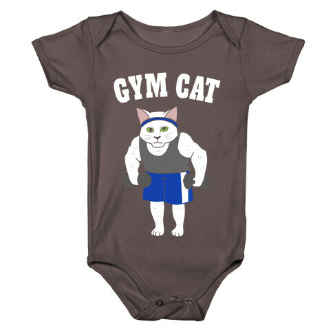 Gym Cat Baby One-Piece