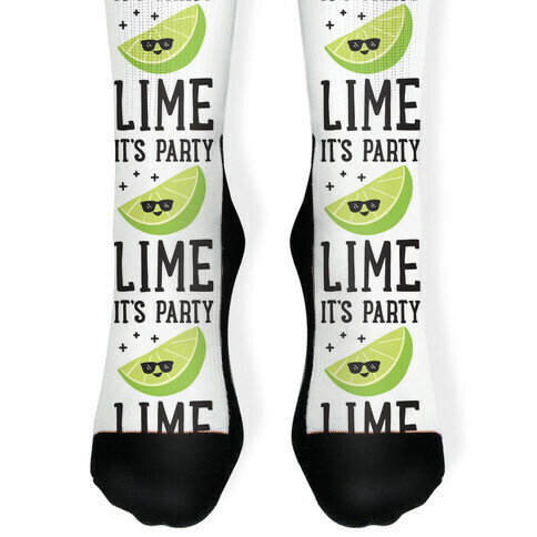 It's Party Lime Sock