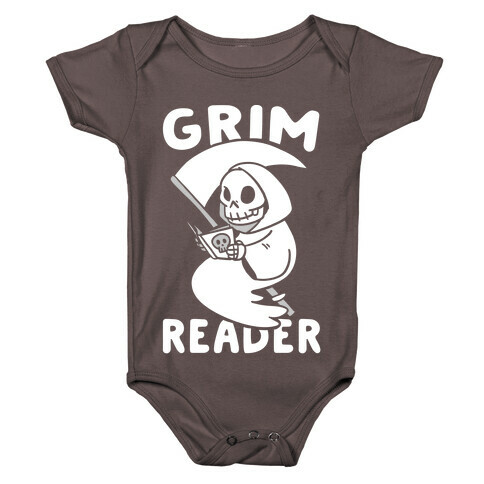 Grim Reader Baby One-Piece