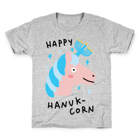 Happy Hanuk-Corn Unicorn Kids T-Shirt