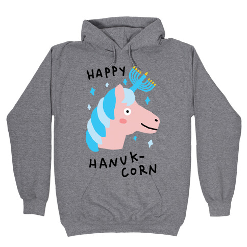 Happy Hanuk-Corn Unicorn Hooded Sweatshirt