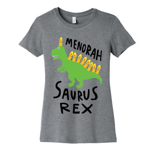 Menorah Saurus Rex  Womens T-Shirt