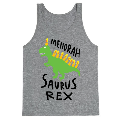 Menorah Saurus Rex  Tank Top