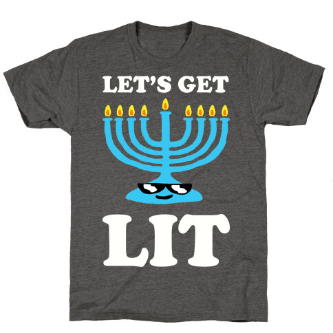 Let's Get Lit Menorah T-Shirt