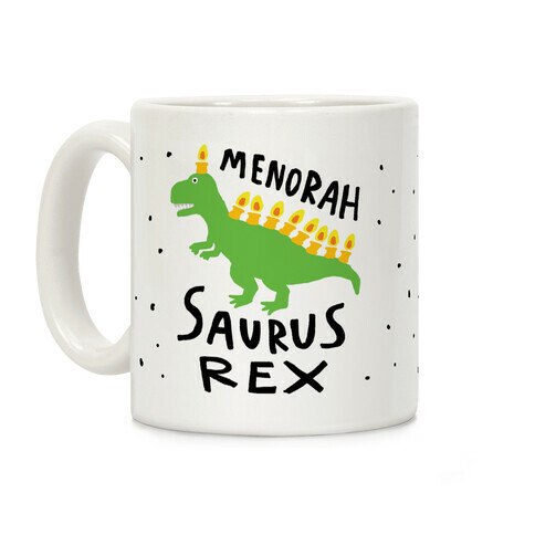 Menorah Saurus Rex  Coffee Mug