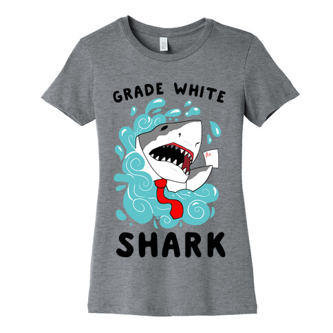 Grade White Shark Womens T-Shirt