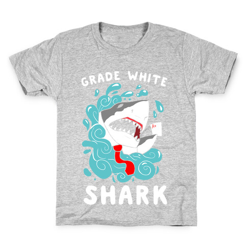 Grade White Shark Kids T-Shirt