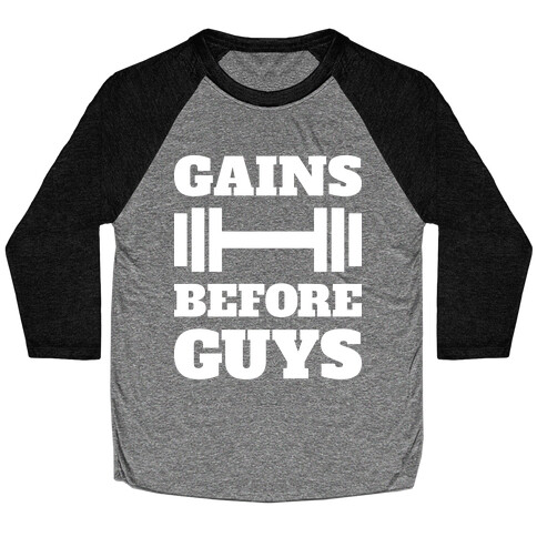 Gains Before Guys Baseball Tee