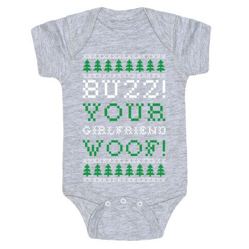 Buzz Your Girlfriend Woof Baby One-Piece