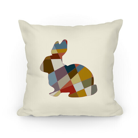 Mosaic Pattern Bunny Pillow