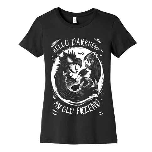 Takoyami Hello Darkness My Old Friend Womens T-Shirt