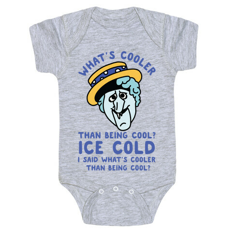 What's Cooler Than Being Cool Snow Miser Baby One-Piece