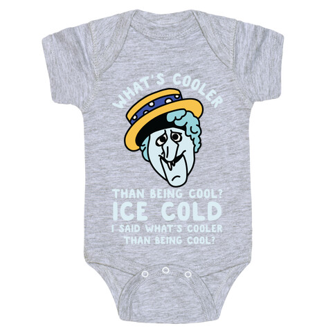 What's Cooler Than Being Cool Snow Miser Baby One-Piece