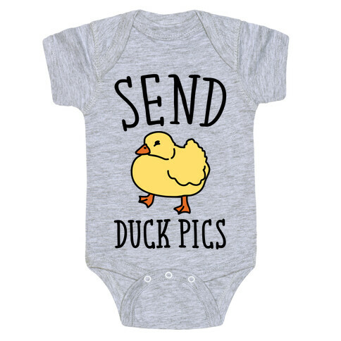 Send Duck Pics Parody Baby One-Piece