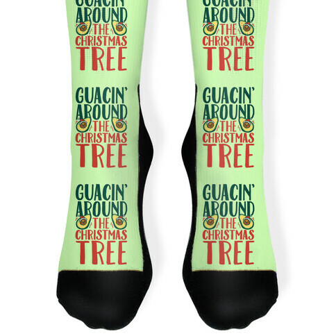 Guacin' Around The Christmas Tree Sock