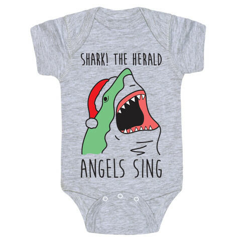 Shark! The Herald Angels Sing Baby One-Piece