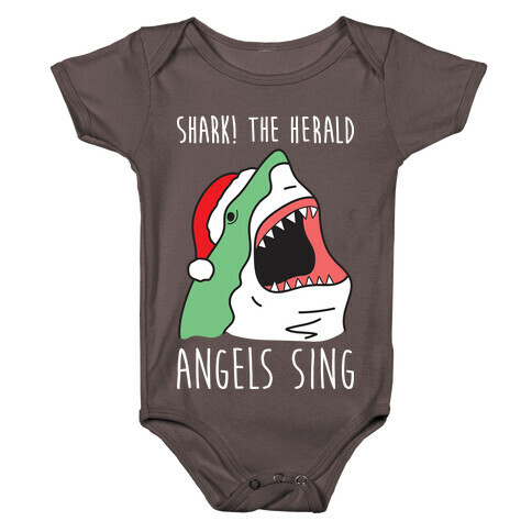 Shark! The Herald Angels Sing Baby One-Piece